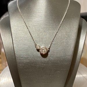 SOLD!!! NEW 💎Diamond💎 Bezeled Pendant in 14K WG